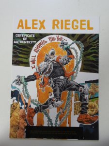 Ninja Funk #3 Virgin Variant Signed by Alex Riegel W/ COA NM condition