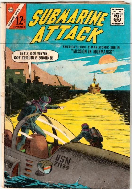 Submarine Attack #41 strict VG  4.0     Many more Golden War books up now