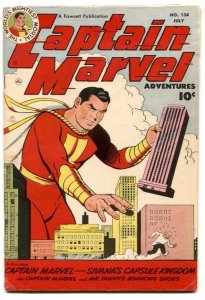 Captain Marvel Adventures #134 1952- Sivana- Mr Tawny VG/F