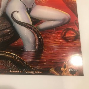 2023 San Diego Comic Con Exclusive Lady Death Swimsuit Oceanic Edition #1 Signed