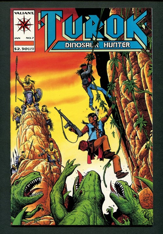 Turok Dinosaur Hunter #7 / 9.6 NM+  /  January 1994