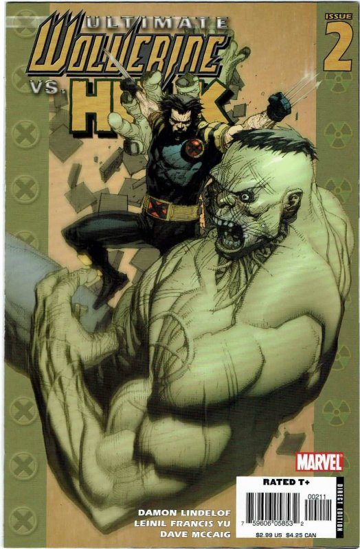 Ultimate Wolverine vs. Hulk #2 Leinil Francis Yu NM