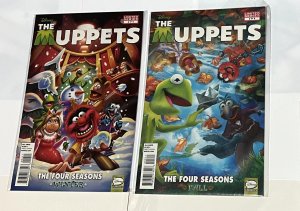 2 The Muppets Marvel Comic Books# 3 4 Avengers Defenders Thor Hulk 18 JS14
