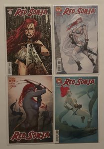 Red Sonja #0,3,4,7 Jenny Frison NM Lot 2023 Dynamite