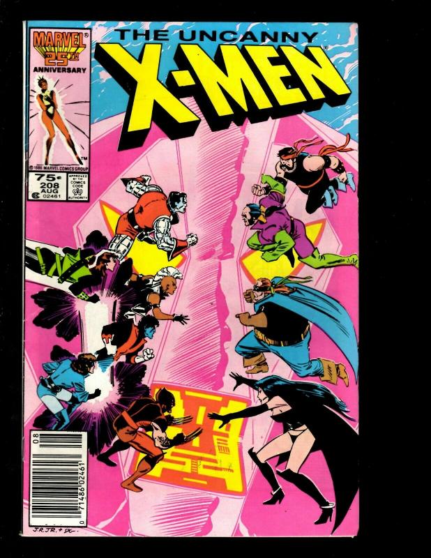 10 Uncanny X-Men Marvel Comics # 203 204 205 206 207 208 209 214 215 216 SM13