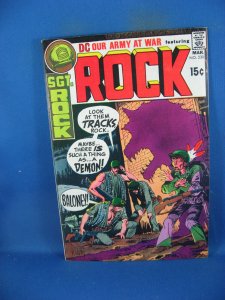 OUR ARMY AT WAR 230 F VF SGT ROCK DC 1971