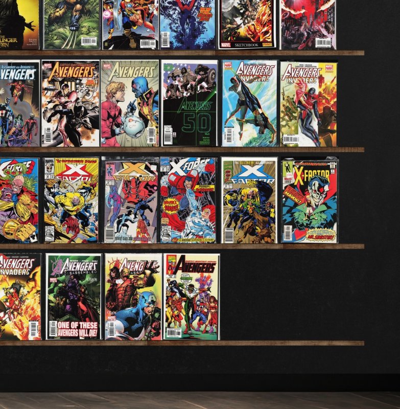 Huge Lot 150+ Comics with X-Factor, Avengers, X-Force & More!