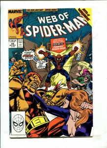 WEB OF SPIDER-MAN #59 (DIRECT EDITION) - WITH GREAT POWER (9.2) 1989
