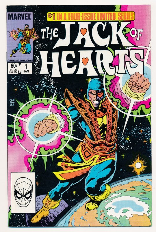 Jack of Hearts (1984) #1-4 VF Complete series