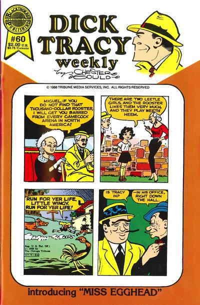 Dick Tracy Weekly #60 FN ; Blackthorne | Miss Egghead