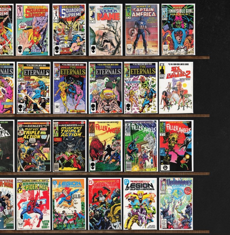 Huge Lot 140+ Comics with Dc Comics Presents, Eternals & More!