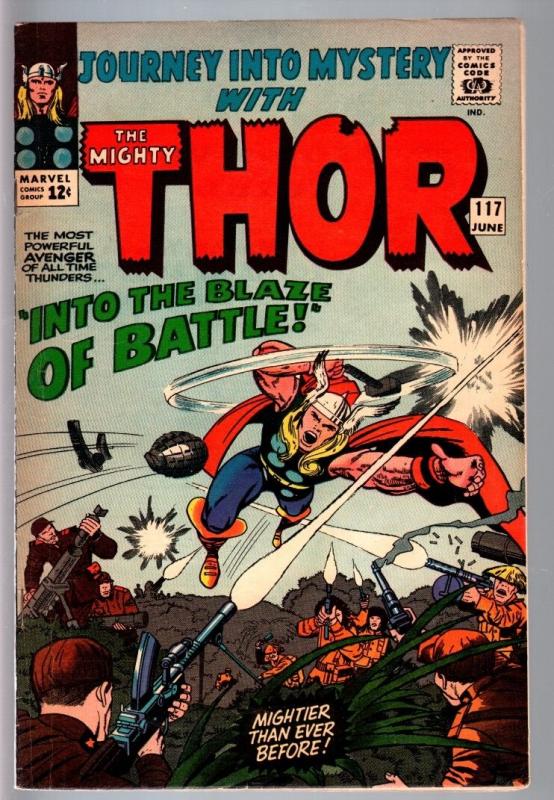 JOURNEY INTO MYSTERY #117--SILVER AGE MARVEL--THOR--JACK KIRBY FN