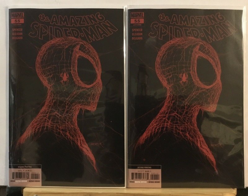 Amazing Spider-Man 55 2nd Print Gleason 2 Pack! VFN/NM 