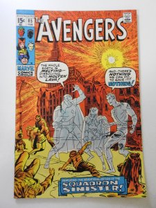 The Avengers #85 (1971) FN Condition! 1st app of the Squadron Supreme! stain fc