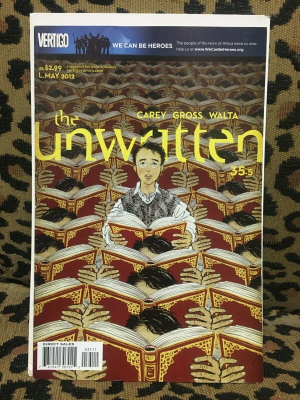 THE UNWRITTEN - VERTIGO - 20 ISSUES #34-54 - 2012-2013 - VF