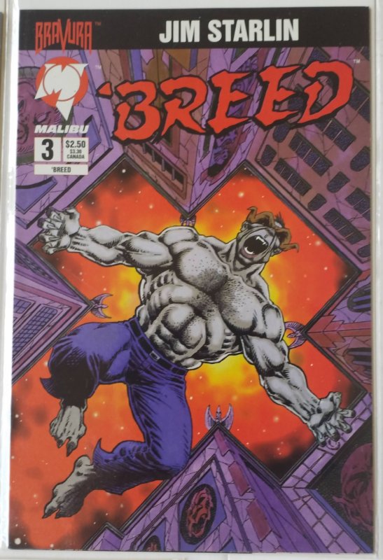 Breed # 1, 1, 2, 3, 4, 5, 6 (1994 Malibu Comics) Complete Series