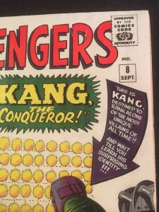 THE AVENGERS #8 First Appearance of Kang, VG+ Condition