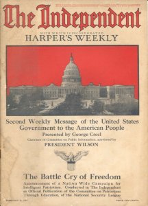 The Independent 2/16/1918-WWI issue-over 100 years old-incorporates Harper's ...