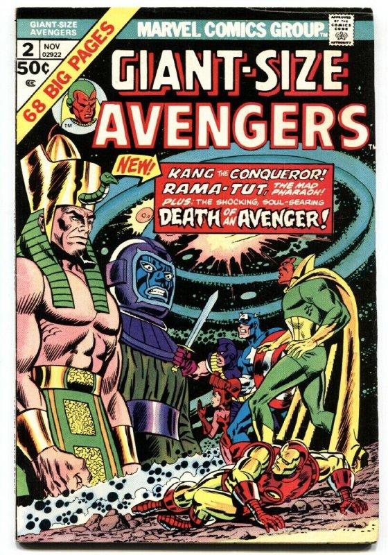 GIANT-SIZE AVENGERS #2 1974-comic book-KANG THE CONQUEROR FN