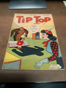 TIP TOP #129 1947-UNITED FEATURES-CAPTAIN AND THE KIDS-NANCY-TARZAN-fritzi ritz