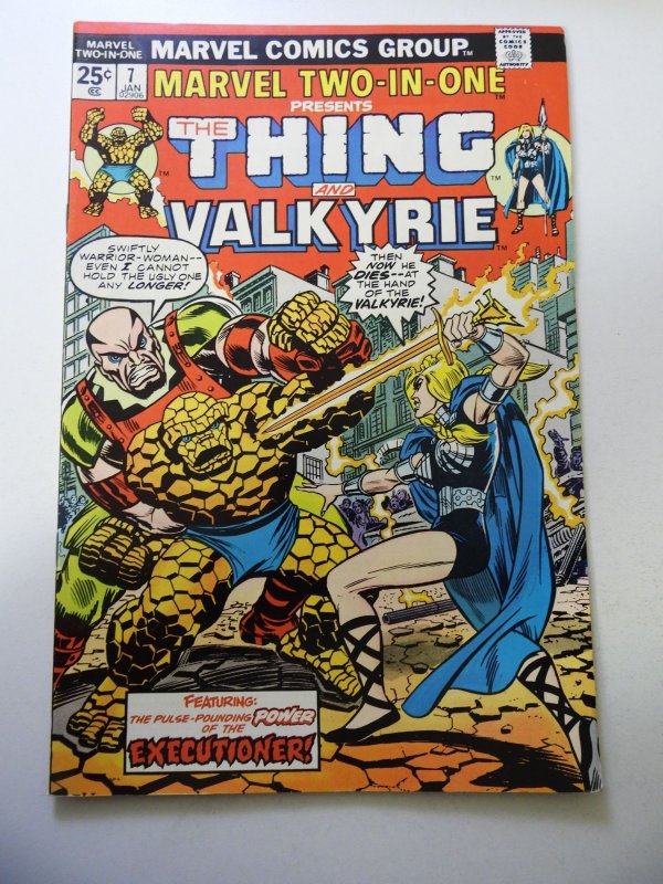Marvel Two-in-One #7 (1975) FN+ Condition MVS Intact