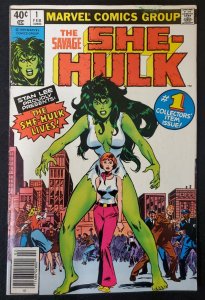 Savage She-Hulk #1 Newsstand Variant 1st app. and origin She Hulk 1980 Marvel FN