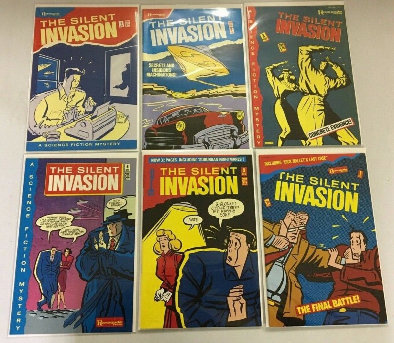 The Silent Invasion set #1-12 8.0 VF (1986 1st Series)