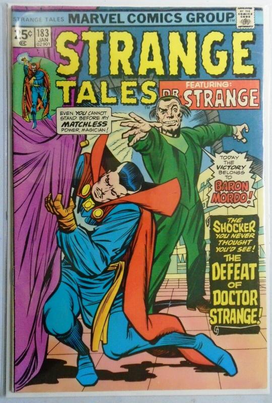 Strange Tales (1st Series) #183, 5.0 (1976)