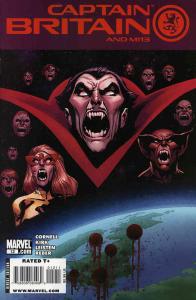 Captain Britain and MI:13 #12 VF ; Marvel | Dracula
