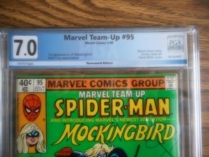 MARVEL TEAM-UP # 95 1st APP MOCKINGBIRD AKA (BOBBI MORSE) WOW FRANK MILLER COVER