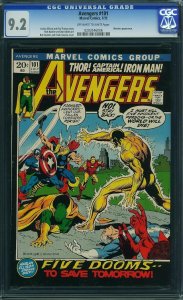 Avengers #101 (1972) CGC 9.2 NM-