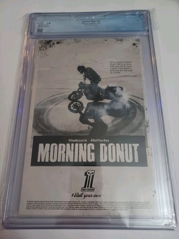 Secret Wars #1 D Bianchi 1:20 Variant - 2015 - CGC 9.8