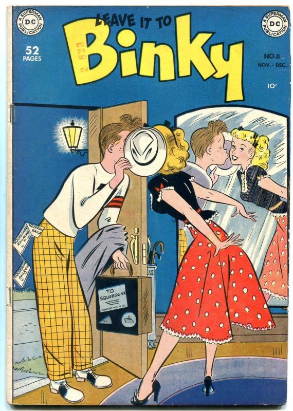 Leave it to Binky #11 1949- Mirror cover- DC Golden Age VF-