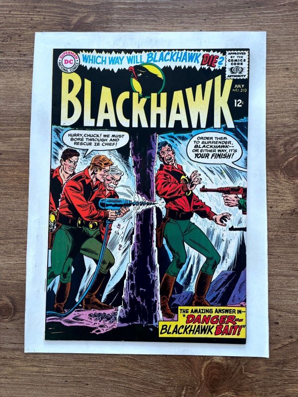 Blackhawk # 210 NM- DC Silver Age Comic Book War Army Navy Lady 13 J859