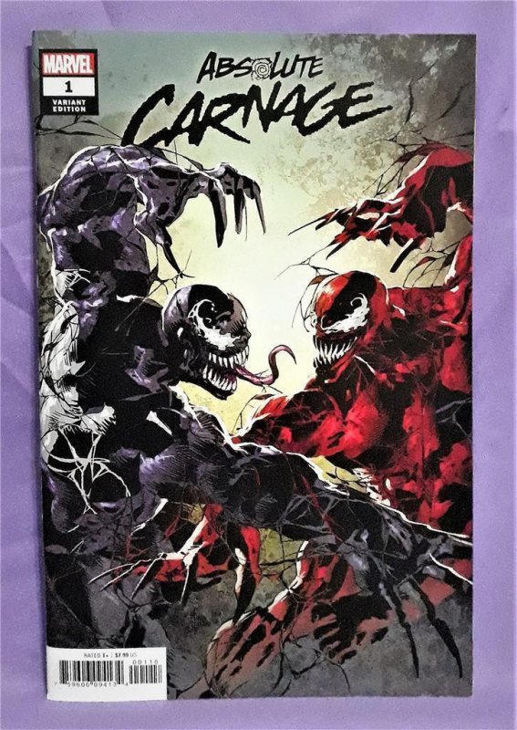 ABSOLUTE CARNAGE 1 Aaron Kuder Mike Deodato Jr Variant Covers (Marvel 2019) Comic Books