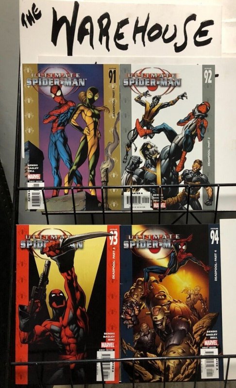 ULTIMATE SPIDERMAN (2000) 9194  Deadpool pt 1-4 Bendis, Bagley