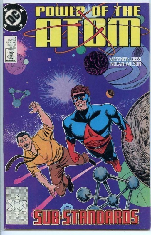 POWER OF THE ATOM #12, VF/NM, 1988 1989  more DC in store