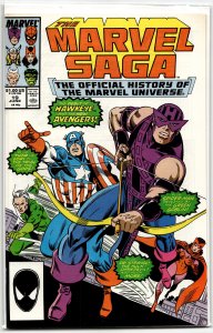 The Marvel Saga The Official History of the Marvel Universe #19 (1987) The Av...