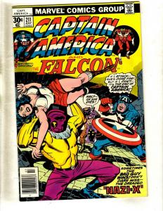 5 Captain America Marvel Comic Books # 207 208 209 210 211 KIRBY Falcon FM7