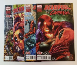 Deadpool VS. Carnage #1-4 Marvel 2014 First Prints NM 