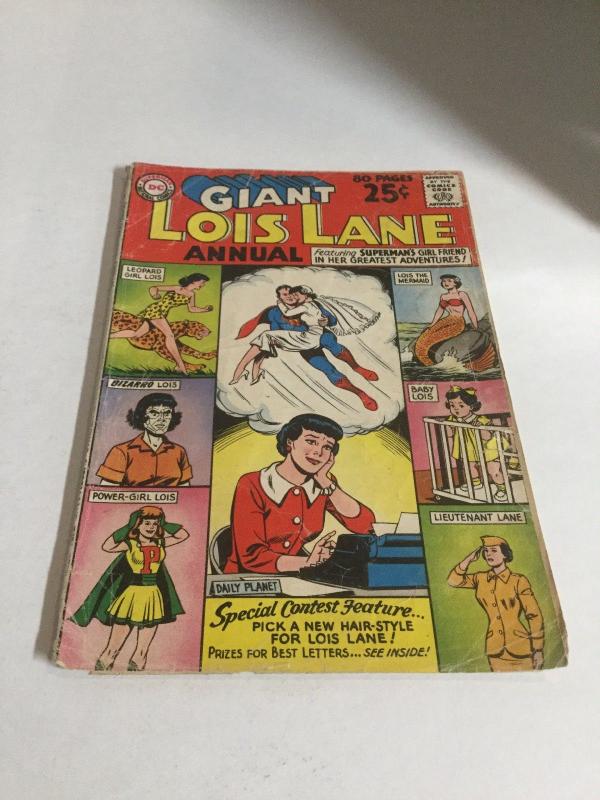 Superman’s Girlfriend Lois Lane Annual 1 Gd Good 2.0 Cover Detached DC SA