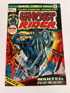Ghost Rider #1 (1973) FN/VF Condition! Small moisture stain, stamp fc
