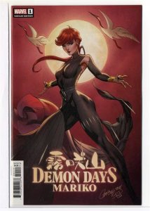 DEMON DAYS MARIKO (2021 MARVEL) #1 VARIANT CVR K J SCOTT CAMPBELL