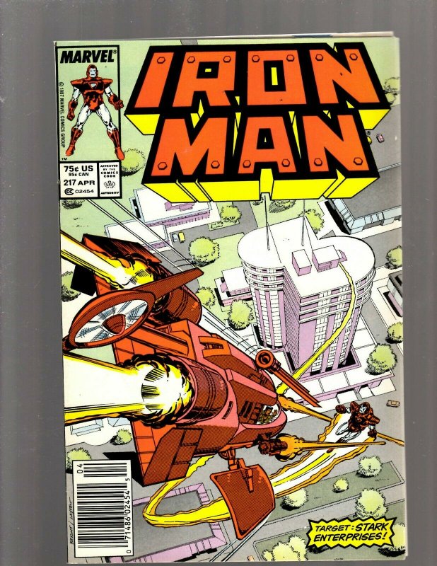 Lot of 12 Iron Man Comics #216 217 219 220 221 222 223 224 225 226 227 229 GB2