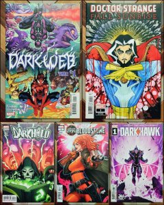 MARVEL 1st Issues / Set of 5 NM (2022) DARK WEB/DR STRANGE/DARKHAWK/BLOODSTONE