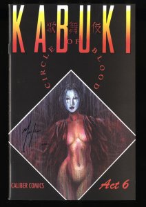 Kabuki: Circle of Blood #6 NM+ 9.6 Signed David Mack! Dynamic Forces Variant