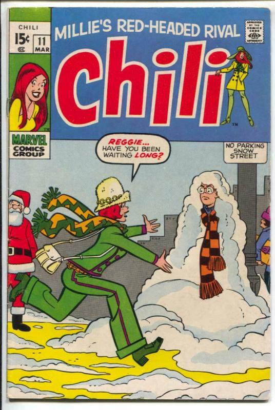 Chili #11 1970-Marvel-Stan Lee-Stan Goldberg-Good Girl Art-VG+