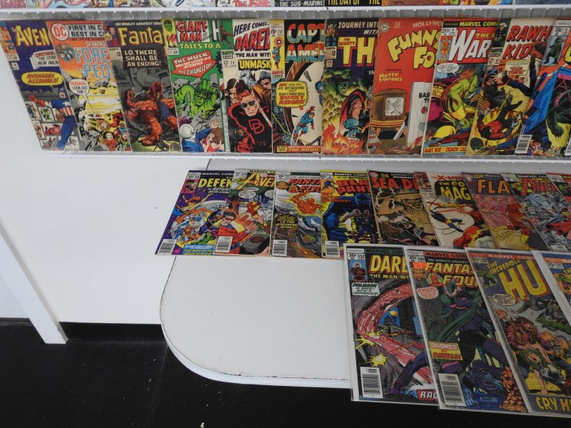 Huge Lot Silver/Bronze Comics W/ Hulk, Avengers, Dracula, Thor, Sub-Mariner+MORE
