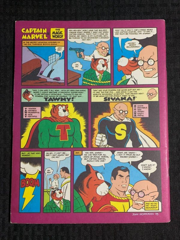 1978 AMAZING WORLD OF DC COMICS #17 FN+ 6.5 Shazam Issue