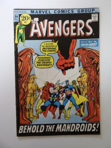 The Avengers #94 (1971) FN- condition